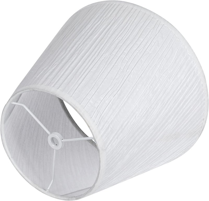 ALUCSET Small Lamp Shade, Barrel Paper Lampshade for Table Lamp and Floor Light, 6x10x7.5 Inch,Natural Linen Hand Crafted, Spider (paper) - Image 5